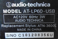 label model serial and power